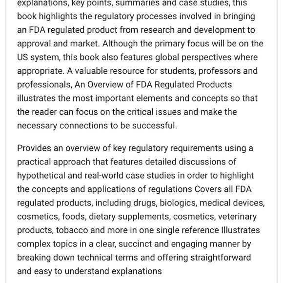 FDA An Overview of FDA Regulated Products - Picture 7 of 7